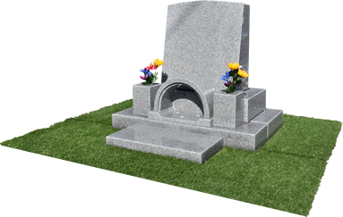 墓地と墓石セット